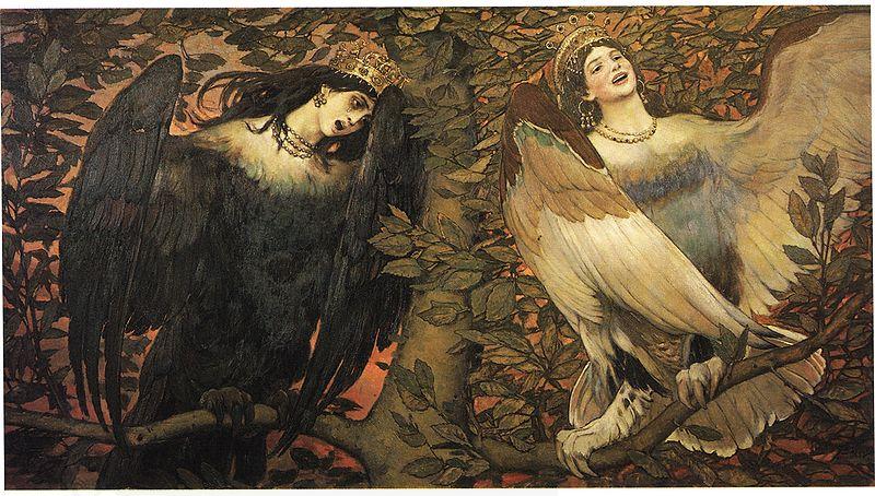 Viktor Vasnetsov Birds of Joy and Sorrow